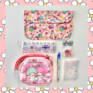 🌟Little Twin Stars Adorable 6-Piece Purse Bundle!